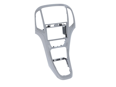 Asennuskehys 2-DIN Opel Astra J, platina hopea