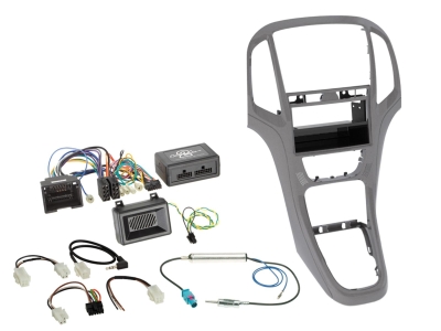 2-DIN Kit säilytyslokerolla Opel Astra J 2009-2018