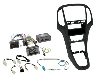 1/2-DIN Asennussarja säilytyslokerolla Opel Astra J