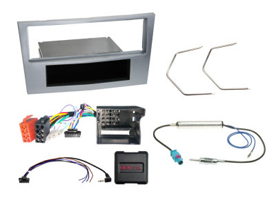 1-DIN asennussarja säilytyslokerolla Opel mattakromi