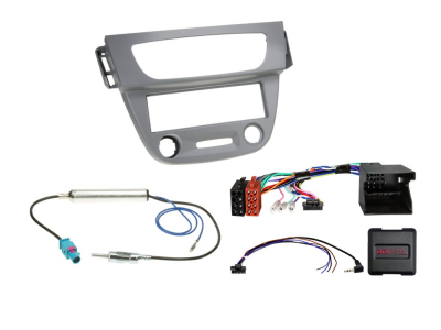 1-DIN Asennussarja Renault Megane/Fluence harmaa