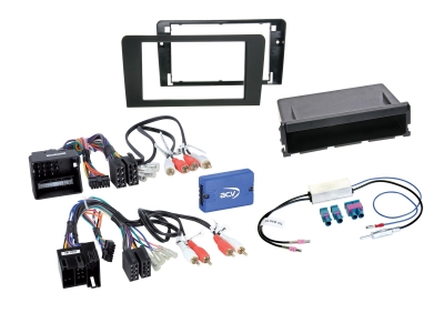 Asennussarja 1/2-DIN säilytyslokerolla Audi A3 2003-2013
