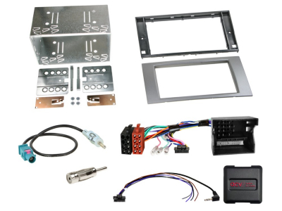2-DIN Kit Ford hopea SWC/CAN Bus/antenniadapteri