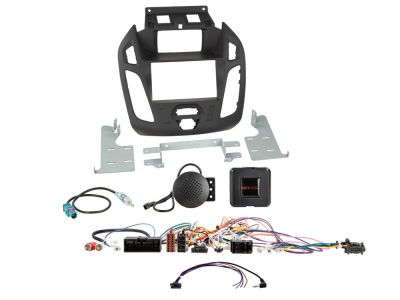 ACV Asennuskehys 2-DIN Transit Connect 2013-2018, musta