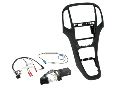 2-DIN Kit Opel Astra J 2009-2018, helmiäismusta