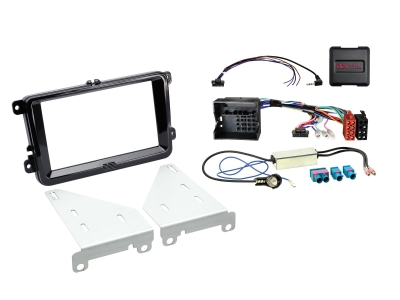 ACV Asennussarja 2-DIN Seat/Skoda/VW, musta