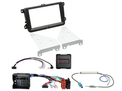 ACV Asennussarja 2-DIN Seat/Skoda/VW, musta