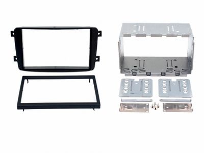 Monteringsram Mercedes C-klass Dubbeldin svart