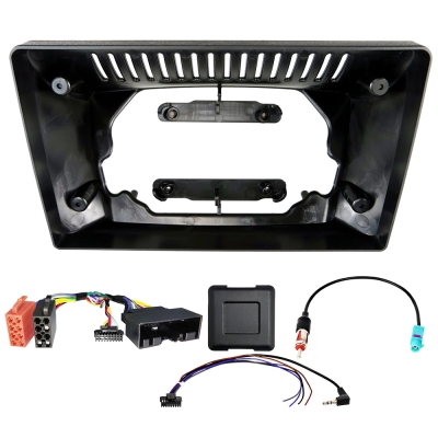 Auto-Connect asennussarja 9 tuuman autosoittimelle, Ford Transit Custom/Tourneo Custom 2012-2018, yläpuolinen alkuperäisyksikkö