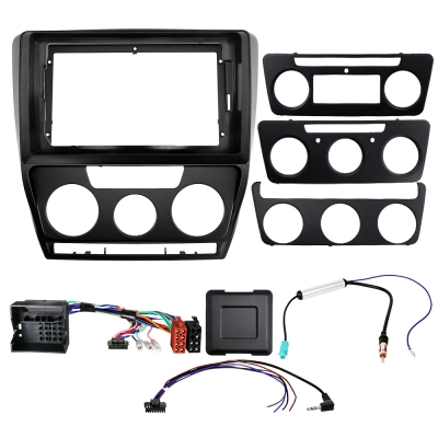 Auto-Connect asennussarja 9/10.1 tuuman autosoittimelle, Skoda Octavia 1Z 2004-2013