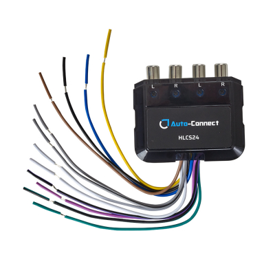 Auto-Connect HLCS24 4-kanavainen korkea/matala-tason muunnin