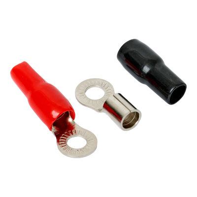 Auto-Connect punainen ja musta rengasliitin M8, 21 mm²