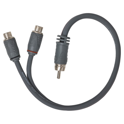 Auto-Connect kierretty Y-haaroitin matalatasosignaalille, 1 uros – 2 naaras, 0.3 metriä, Level 2