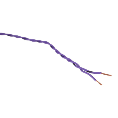Auto-Connect kierretty OFC-kaiutinkaapeli 2x0.5 mm², violetti metrihinta
