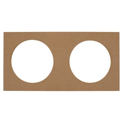 MDF-asennuslevy, 2x6.5 tuumaa