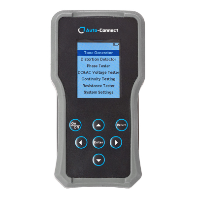Auto-Connect MFAST, kaapeleiden ja äänen testaus- ja mittaustyökalu