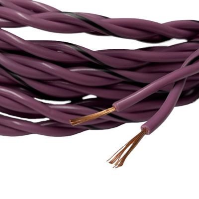 Auto-Connect kierretty kaiutinkaapeli 2x1.0mm² violetti, juoksumetri