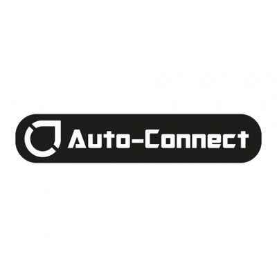 Auto-Connect-tarra 14x3cm, musta