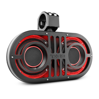 DS18 JVOCE, 2x6.5 tuuman säänkestävä soundbar, jossa LED