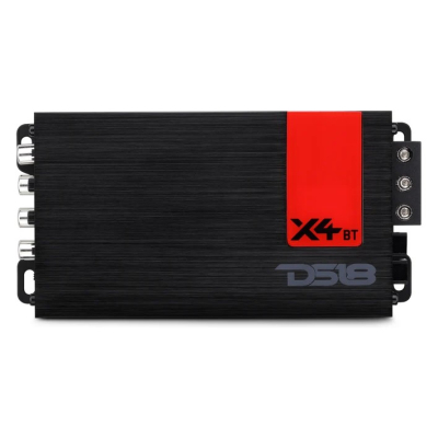 DS18 X4BT, kompakti 4-kanavainen vahvistin Bluetoothilla