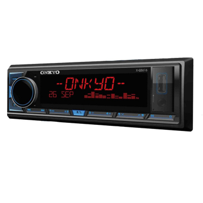 Onkyo X-QS616, Bluetooth-autostereo, jossa 3 paria matalaa tasoa