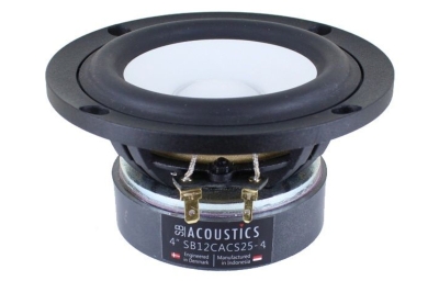 SB Acoustics SB12CACS25-4, 4 tuuman basso/keskiääni