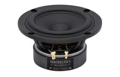SB Acoustics SB12NRX25-8, 4 tuuman basso/keskiääni