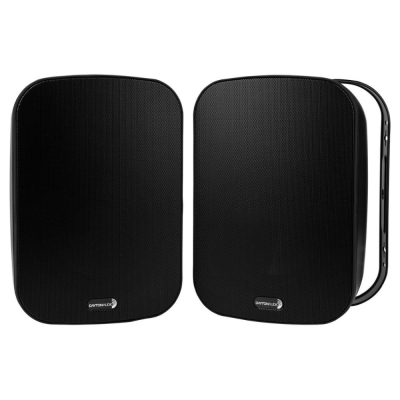 Dayton Audio IO65XTB, 6,5 tuuman ulkokaiutin, jossa on 70/100V-tuki, musta pari