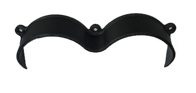 Lamphuskeps large, Nizled svart 34mm