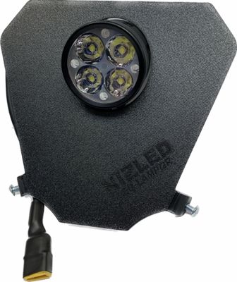 Lampfäste KTM 2020-2023, 40w med 1st NIZLED R40DRL kallvit