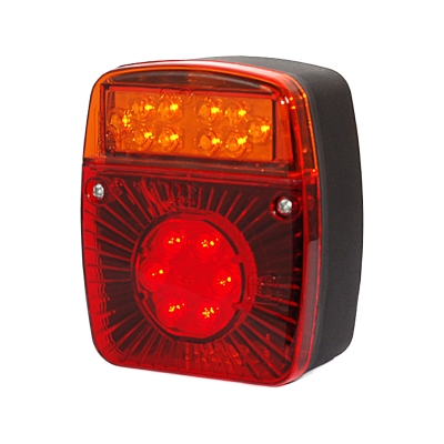 Strands Takolamppu 3-Kammari LED 12/24V, Takavalo/Hidastin/Häikäisyt