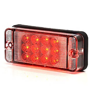 Rantakaasun savu 12-24V Kirkas lasi.,E-merkattu.