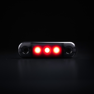 Strands Dark Knight Super Dark Slim Rött Positionsljus