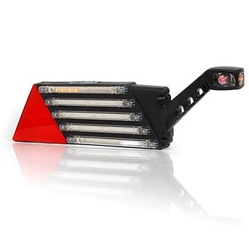 Strands takavalolamppu 8-luukkulamppu oikea.,12-24V LED.