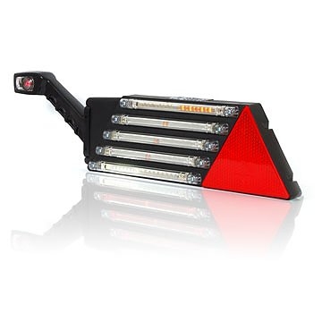 Strands takavalolamppu 8-kammainen vasen.,12-24V LED.