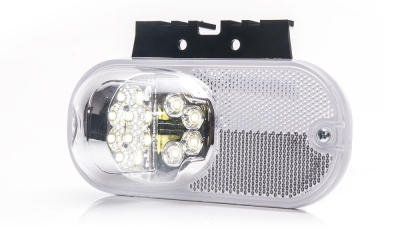 Strands sijaintivalo Valkoinen 12-24V DC