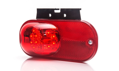 Strands sijaintivalo punainen 12-24V DC