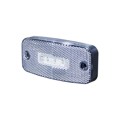 Strands Pos.Ljus LED Valkoinen 5LED, E-merkintä, 12-24V