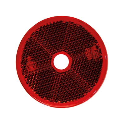 Rantapohjan Punainen Heijastin Punainen Pyöreä