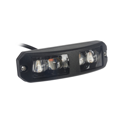 Strands Curved Riktat Blixtljus Orange LED