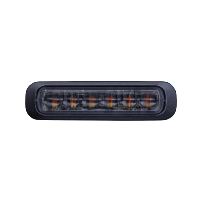 Strands Dark Knight varoitusvalo, amber, 6 LED, 4 m kaapeli