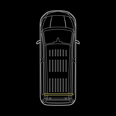 Strands Rear-mounted Monitum, Volkswagen Transporter T7