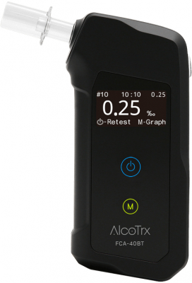 Alcotrx FCA 40BT, alkometri Bluetoothilla