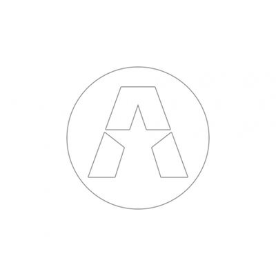 GAS A STAR -tarra 7x7cm, valkoinen ja musta