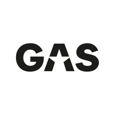 GAS-tarra 23x8cm, musta
