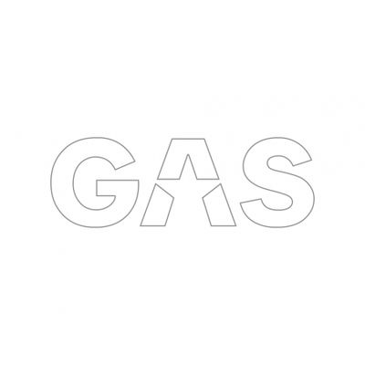 GAS-tarrat 23x8cm, valkoinen