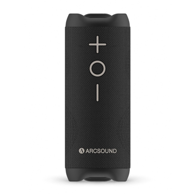 Arcsound EDGE tehokas kannettava kaiutin Bluetoothilla, musta