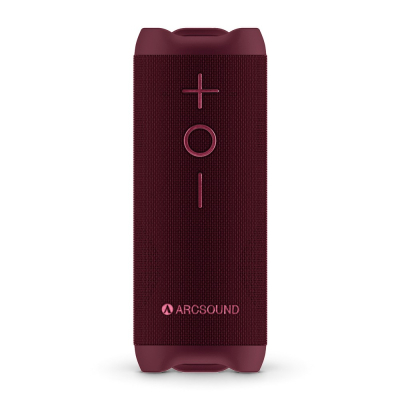 Arcsound EDGE Ruby Red tehokas kannettava kaiutin Bluetoothilla