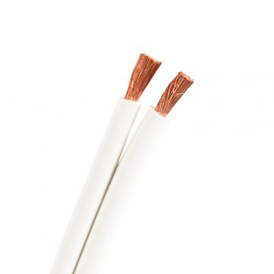 Proson Arctic 2x4.0 mm² valkoinen kaiutinkaapeli, myydään metreittäin