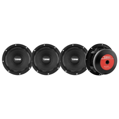4-pack DS18 8XL800-4, raskaat 8 tuuman keskiäänet